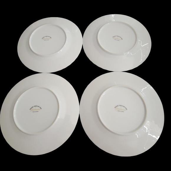 Gold Standard Salad Plate Quality Porcelain China Made in Japan MCM Set of 4 - Picture 7 of 8